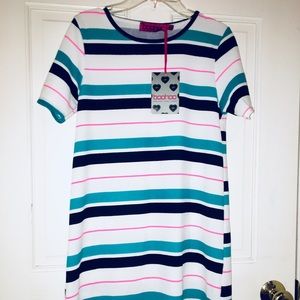 Boohoo Striped T-Shirt dress